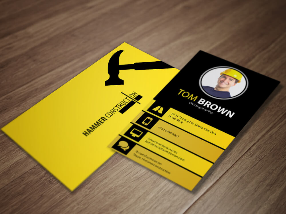 hummer-construction-civil-engineering-business-card-double-infinity