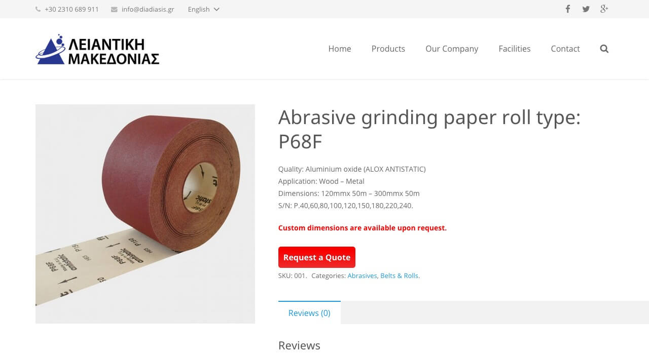 Diadiasis Abrasives site Double Infinity